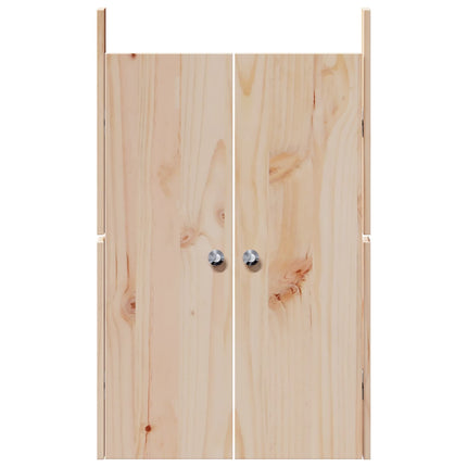 Uteköksskåp MEPPEL Naturlig Douglas 106 x 55 x 92 cm