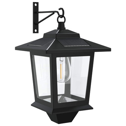 Vägghängd Lampa with LED Bulb 2 st Svart 19 x 14 x 25 cm