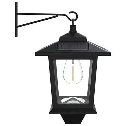 Vägghängd Lampa with LED Bulb 2 st Svart 19 x 14 x 25 cm