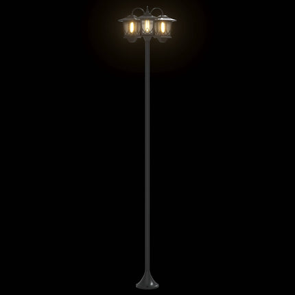 Utomhus Solamp with LED Bulb Svart