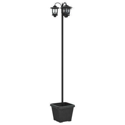 Utomhus Solamp with LED Bulb Svart