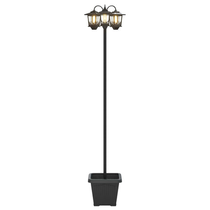 Utomhus Solamp with LED Bulb Svart