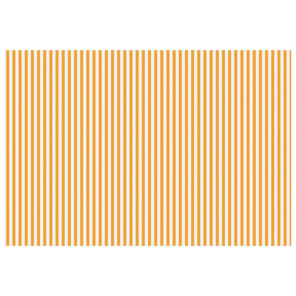 Markisväv Gul och Vit 300 x 200 cm Polyester
