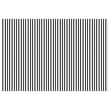 Markisväv Antracit och vitt 400 × 300 cm Polyester