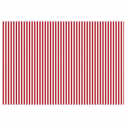 Markisväv Röd och Vit 500 × 300 cm Polyester