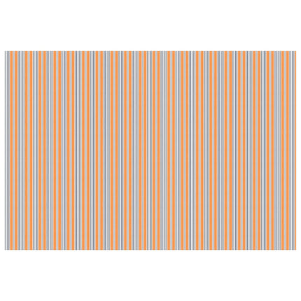 Markisväv Blå och Orange 500 × 300 cm Polyester