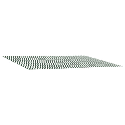 Markisväv Grön och Vit 400 × 300 cm Polyester