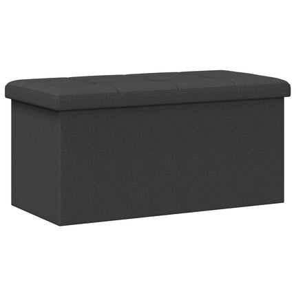 Fällbar Förvaringsbänk Mörkgrå 180 kg 80 L 77 x 38 x 38 cm