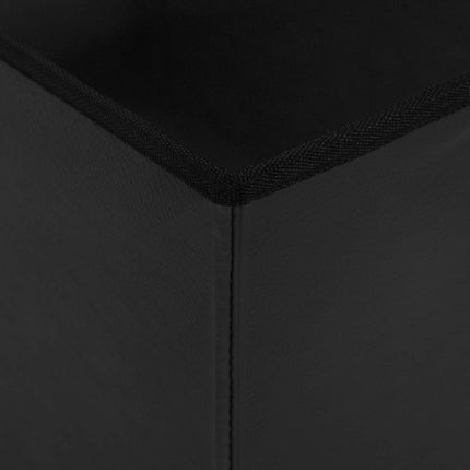 Fällbar Förvaringsbänk Svart 180 kg 80 L 77 x 38 x 38 cm PVC