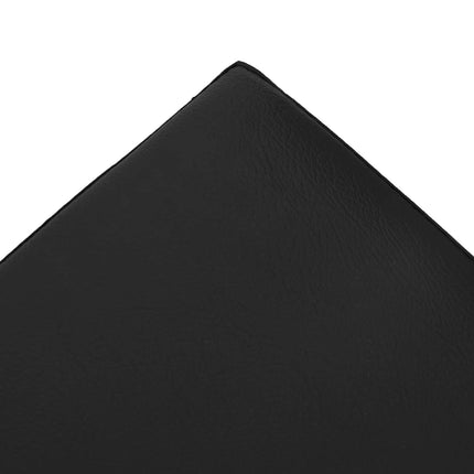 Fällbar Förvaringsbänk Svart 180 kg 80 L 77 x 38 x 38 cm PVC