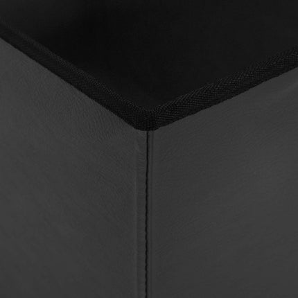 Fällbar Förvaringsbänk Grå 180 kg 80 L 77 x 38 x 38 cm PVC