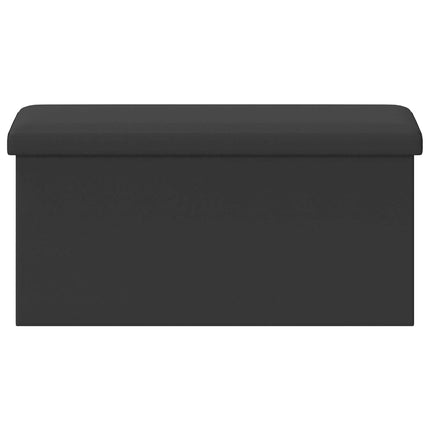 Fällbar Förvaringsbänk Grå 180 kg 80 L 77 x 38 x 38 cm PVC
