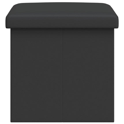 Fällbar Förvaringsbänk Grå 180 kg 80 L 77 x 38 x 38 cm PVC