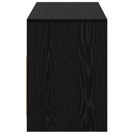 TV-skåp 102 x 37,5 x 52,5 cm Svart ek Konstruerat trä