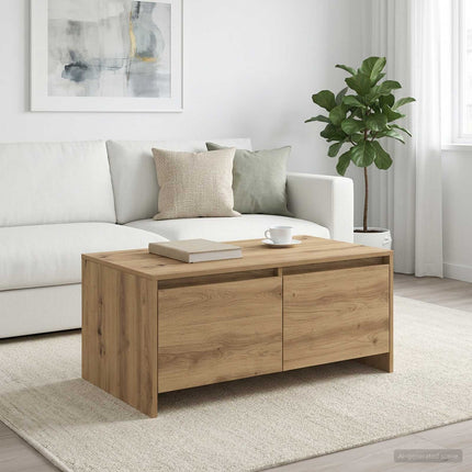 Soffbord Artisan-ek 90 x 50 x 41,5 cm Konstruerat trä