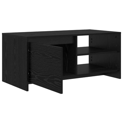Soffbord Svart ek 102 x 50 x 45 cm Träkomposit