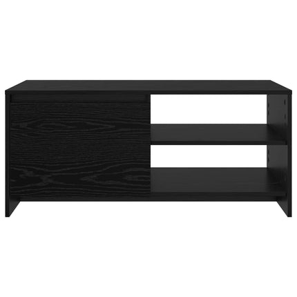Soffbord Svart ek 102 x 50 x 45 cm Träkomposit