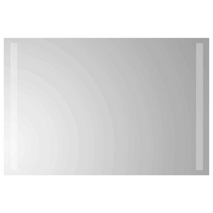 LED Badrumsspegel med spegel Transparent 60 x 40 cm härdat glas