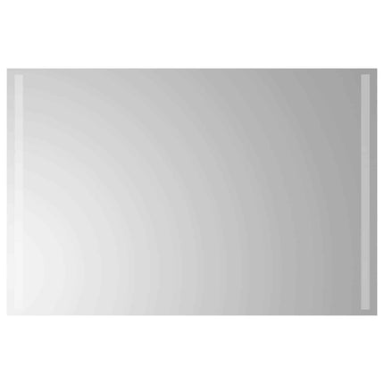 LED Badrumsspegel med spegel Transparent 90 x 60 cm härdat glas