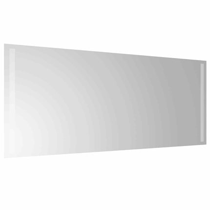 LED Badrumsspegel Transparent 100 x 40 cm härdat glas