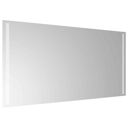 LED Badrumsspegel Transparent 100 x 50 cm härdat glas