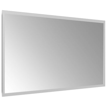 LED Badrumsspegel med spegel Transparent 70 x 40 cm härdat glas