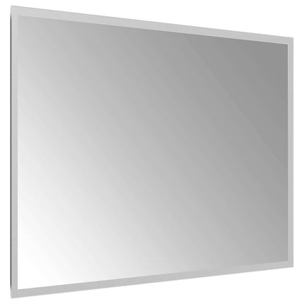 LED Badrumsspegel med spegel Transparent 70 x 50 cm härdat glas