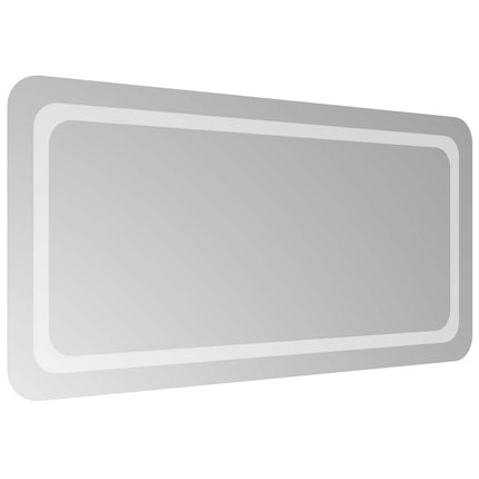 LED Badrumsspegel Transparent 100 x 50 cm härdat glas