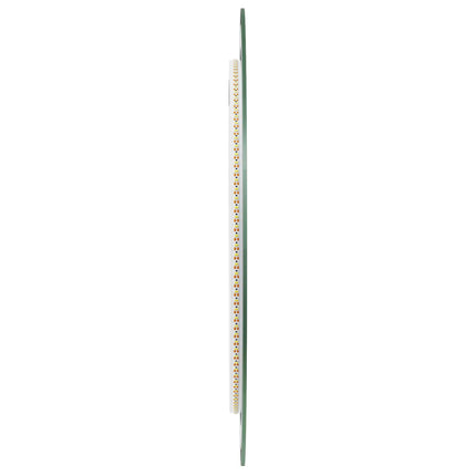 LED Badrumsspegel med spegel Transparent Ø 50 cm härdat glas