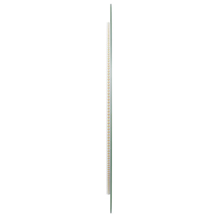 LED Badrumsspegel med spegel Transparent Ø 70 cm härdat glas