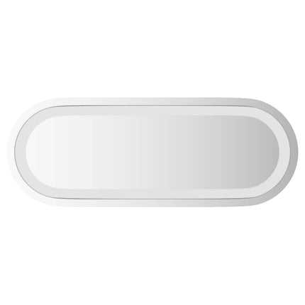 LED Badrumsspegel med spegel Transparent 40 x 15 cm härdat glas