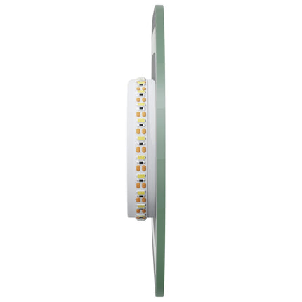 LED Badrumsspegel med spegel Transparent 40 x 15 cm härdat glas