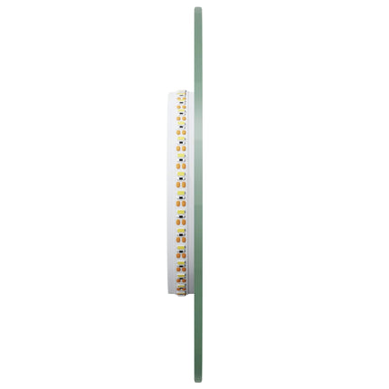 LED Badrumsspegel med spegel Transparent 50 x 20 cm härdat glas