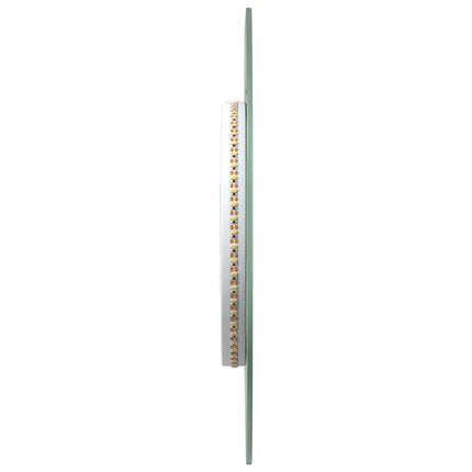 LED Badrumsspegel med spegel Transparent 70 x 30 cm härdat glas