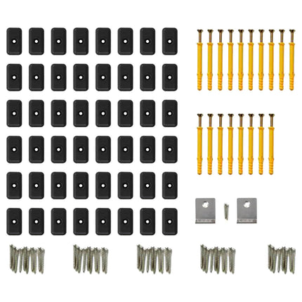 Däckbräda 120 pcs Grå WPC
