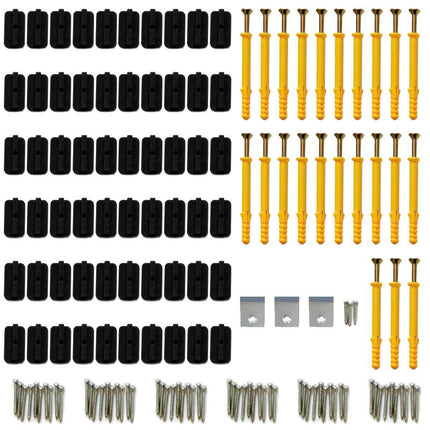 Däckbräda 32 pcs Grå WPC
