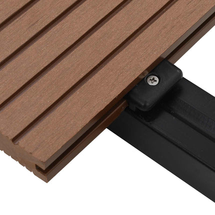 Däckbräda 78 pcs Ljusbrun WPC