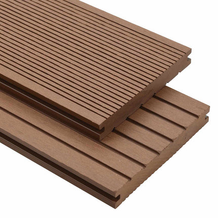 Däckbräda 78 pcs Ljusbrun WPC