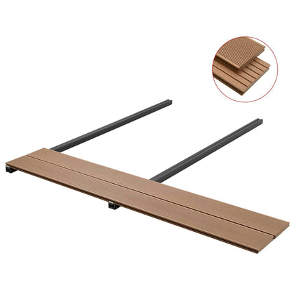 Däckbräda 90 pcs Teak WPC