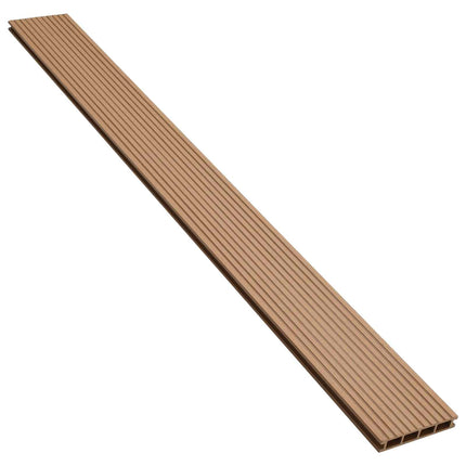 Däckbräda 48 pcs Teakfärg WPC