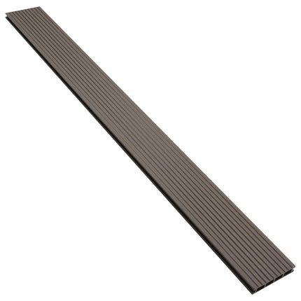 Däckbräda 108 pcs Mörkbrun WPC