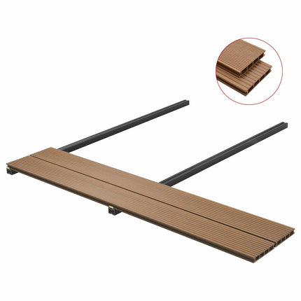 Däckbräda 16 pcs Teak WPC