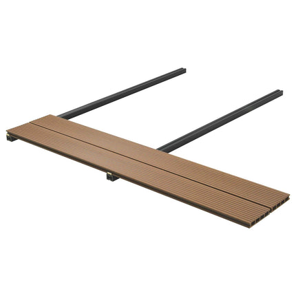 Däckbräda 64 pcs Teak WPC