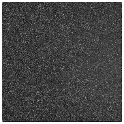 Fallskyddsplattor 12 pcs Svart 50 x 50 cm Gummi