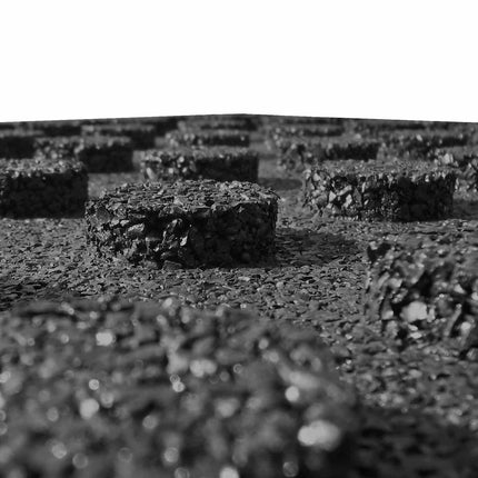 Fallskyddsplattor 24 pcs Svart 50 x 50 cm Gummi