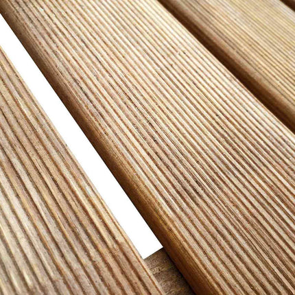 Terrassplattor 18 pcs Brun 50 x 50 cm Grön impregnerad furug