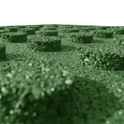 Fallskyddsplattor 18 pcs Grön 50 x 50 cm Gummi