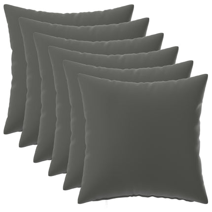 Kasta Kudde 6 st HEERLEN Antracit 30 x 30 cm Polyester