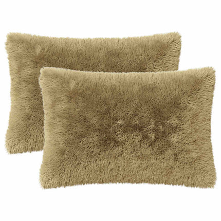 Kudde med kudde HEERLEN 6 st Ljusgrå PV Fleece