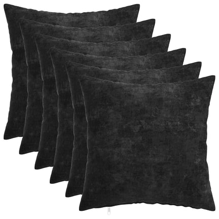 Kasta Kudde 6 st HEERLEN Antracit 35 x 35 cm Chenilletyg